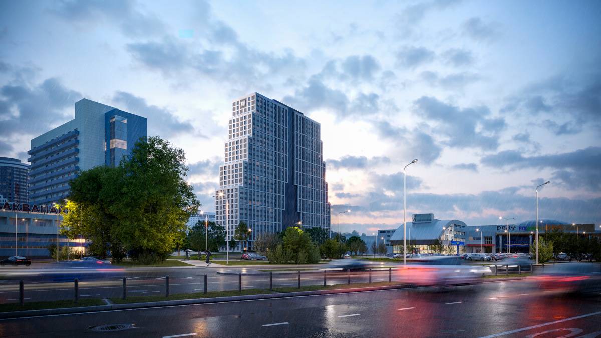 Река. Дом на набережной. 2-й вариант