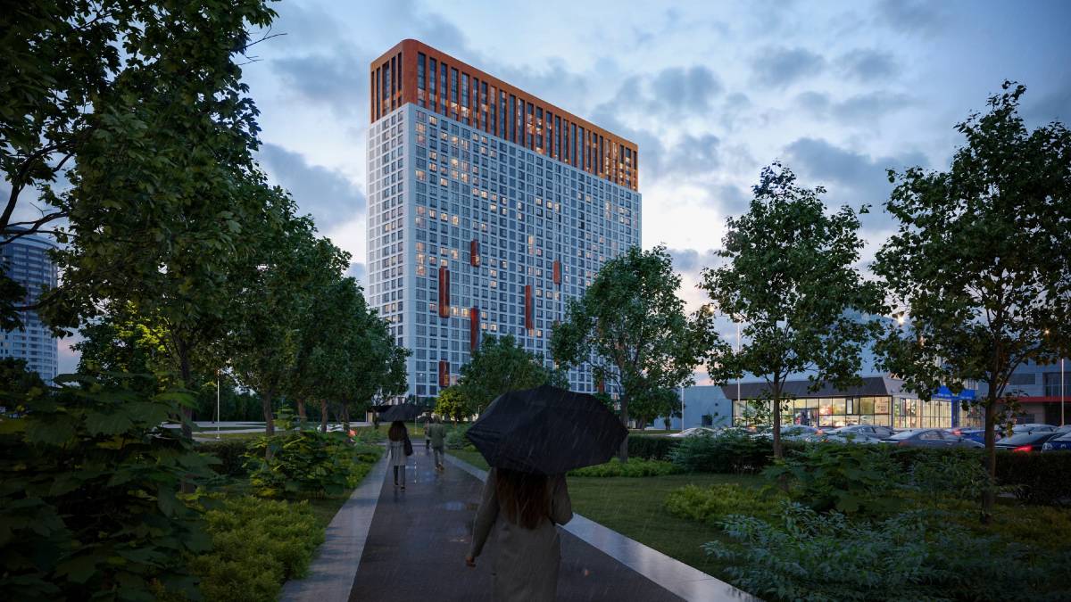 Река. Дом на набережной. 1-й вариант